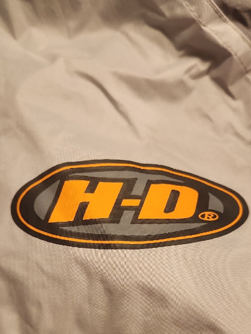 Harley-Davidson Gray & Orange Colorblock Raincoat - Picture 2 of 7